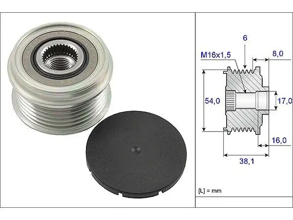 BMW 3 Serisi E90 330i Alternatör Kasnağı | INA 535 0063 10