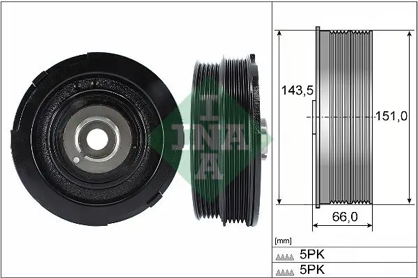 BMW 3 Serisi E46 320 d Krank Kasnağı | INA 544 0069 10
