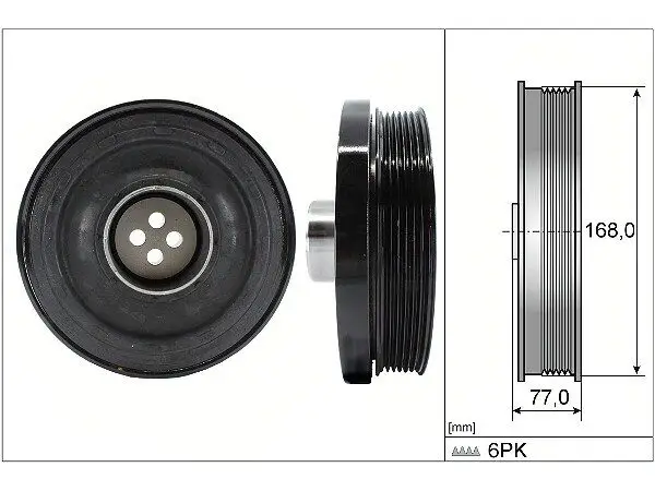 BMW X1 (E84) 18i Crank Pulley | INA 544 0130 10