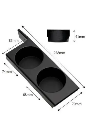 BMW 5 Series E39 Black Cup Holder - KYBURG
