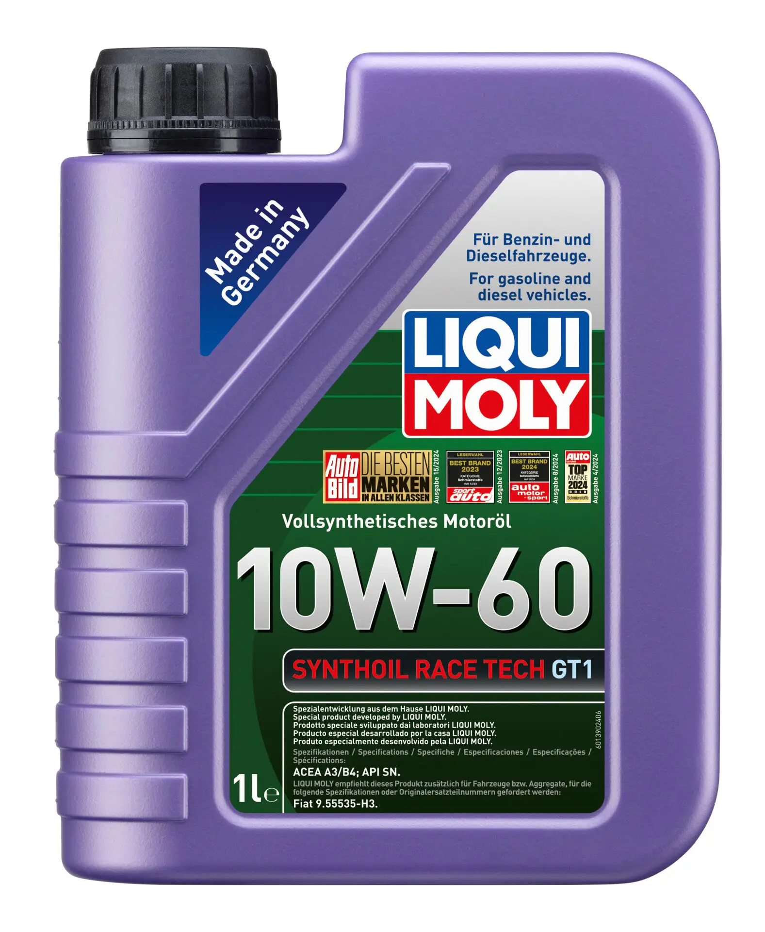 Liqui Moly 10W60 Sentetik Motor Yağı 1 Litre | LQM-8908
