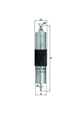 BMW 3 Series E46 M3 CSL 3.2 S54 Fuel Filter | MAHLE KL 104/1