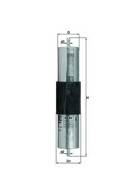 BMW 3 Series E36 316i M43 Fuel Filter | MAHLE KL 66 BMW 7 Se