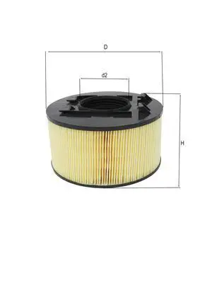BMW 3 Serisi E46 316ti N40 Hava Filtresi | MAHLE LX759
