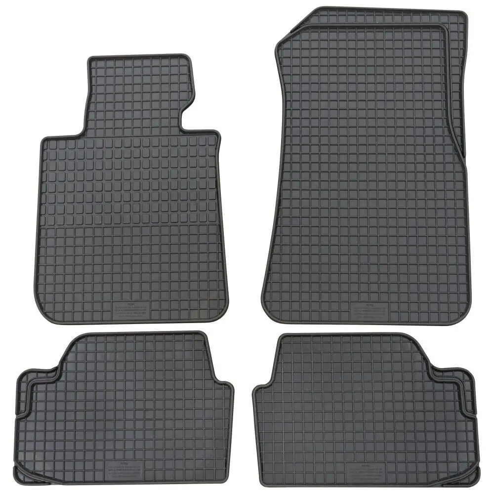 BMW 1 Serisi F20 F21 F22 2012-2017 Siyah Lastik Paspas