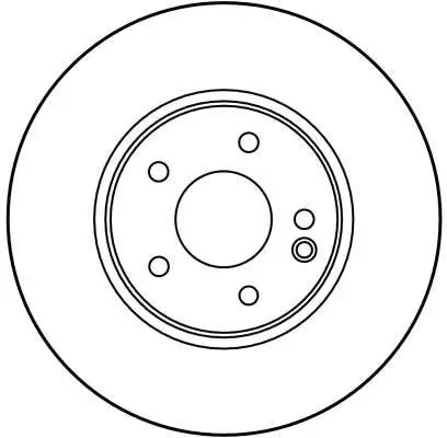 Mercedes CLK W209 Front Brake Disc | TRW DF2812