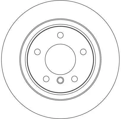 BMW E46 328i M52 Rear Brake Disc | TRW DF4069