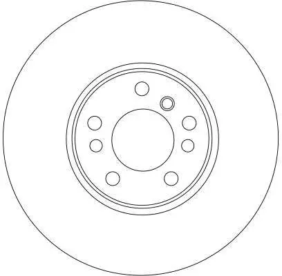 BMW X3 (E83) Front Brake Disc | TRW DF4187S