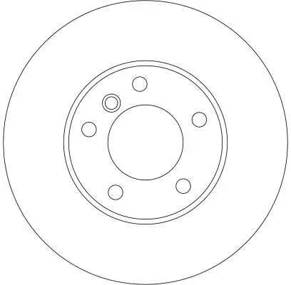 BMW 5 Series E39 525d M57 Front Brake Disc | TRW
