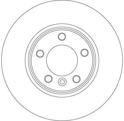 BMW 5 Series E60 525i N52 Front Brake Disc | TRW DF4359