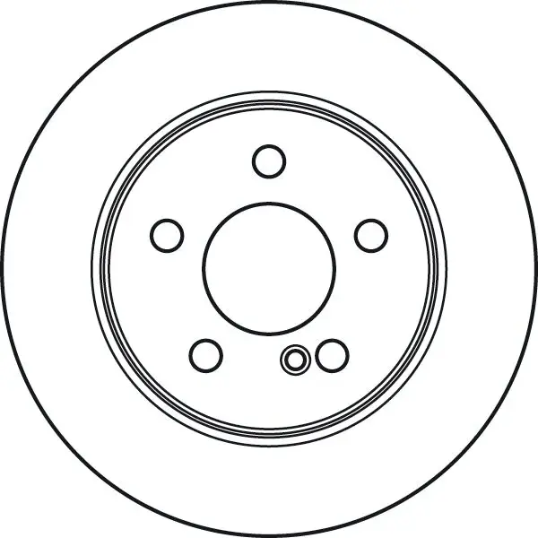 Mercedes W204 C 180 Rear Brake Disc | TRW DF4948