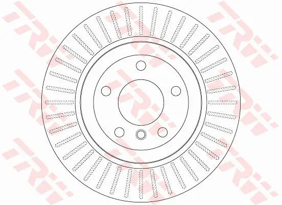 BMW 5 Series E60 530i N53 Rear Brake Disc | TRW DF6299