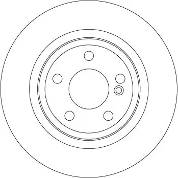 Mercedes CLA W117 Rear Brake Disc | TRW DF6634