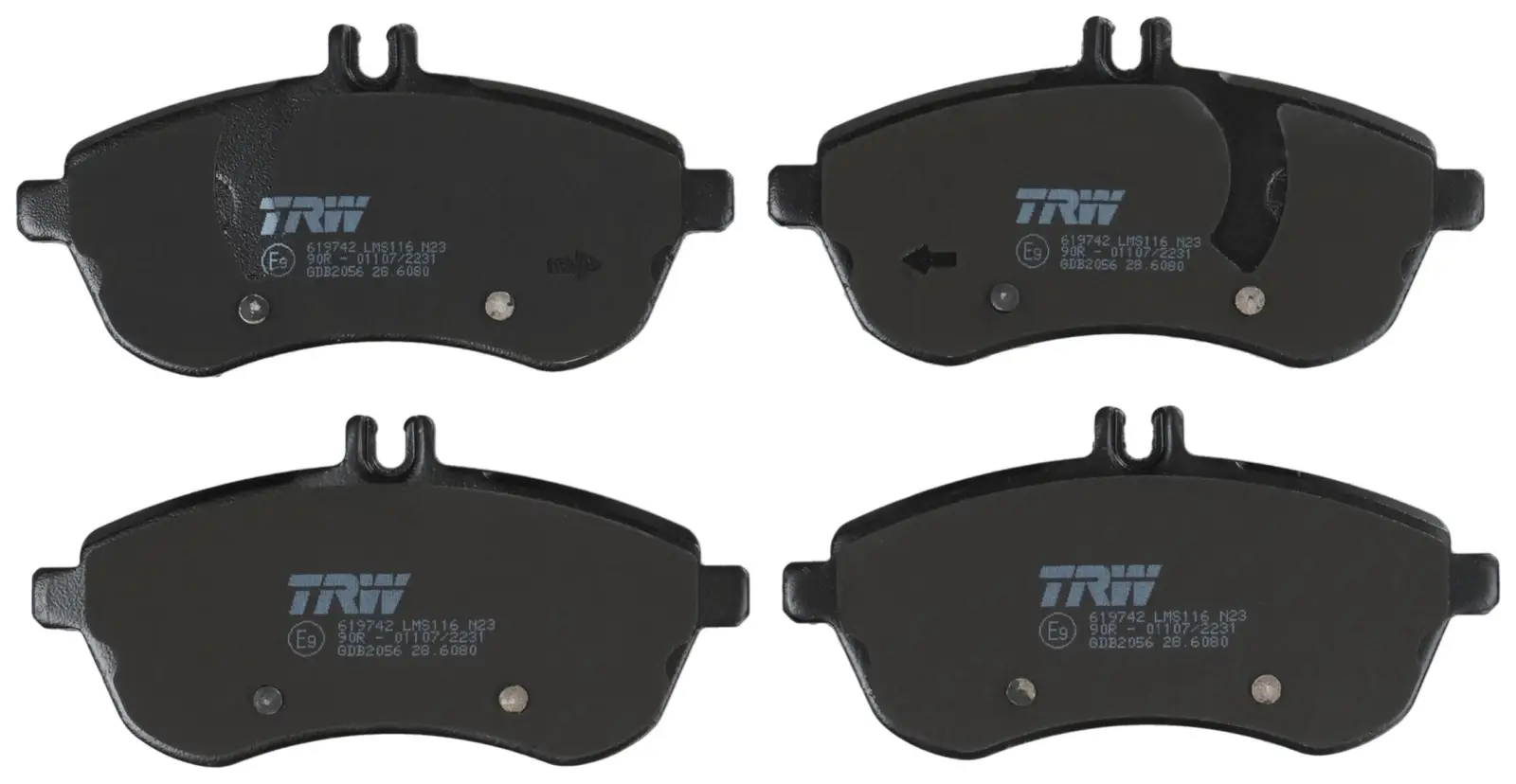 Mercedes W204 C 200 CDI Front Brake Pads | TRW GDB2056