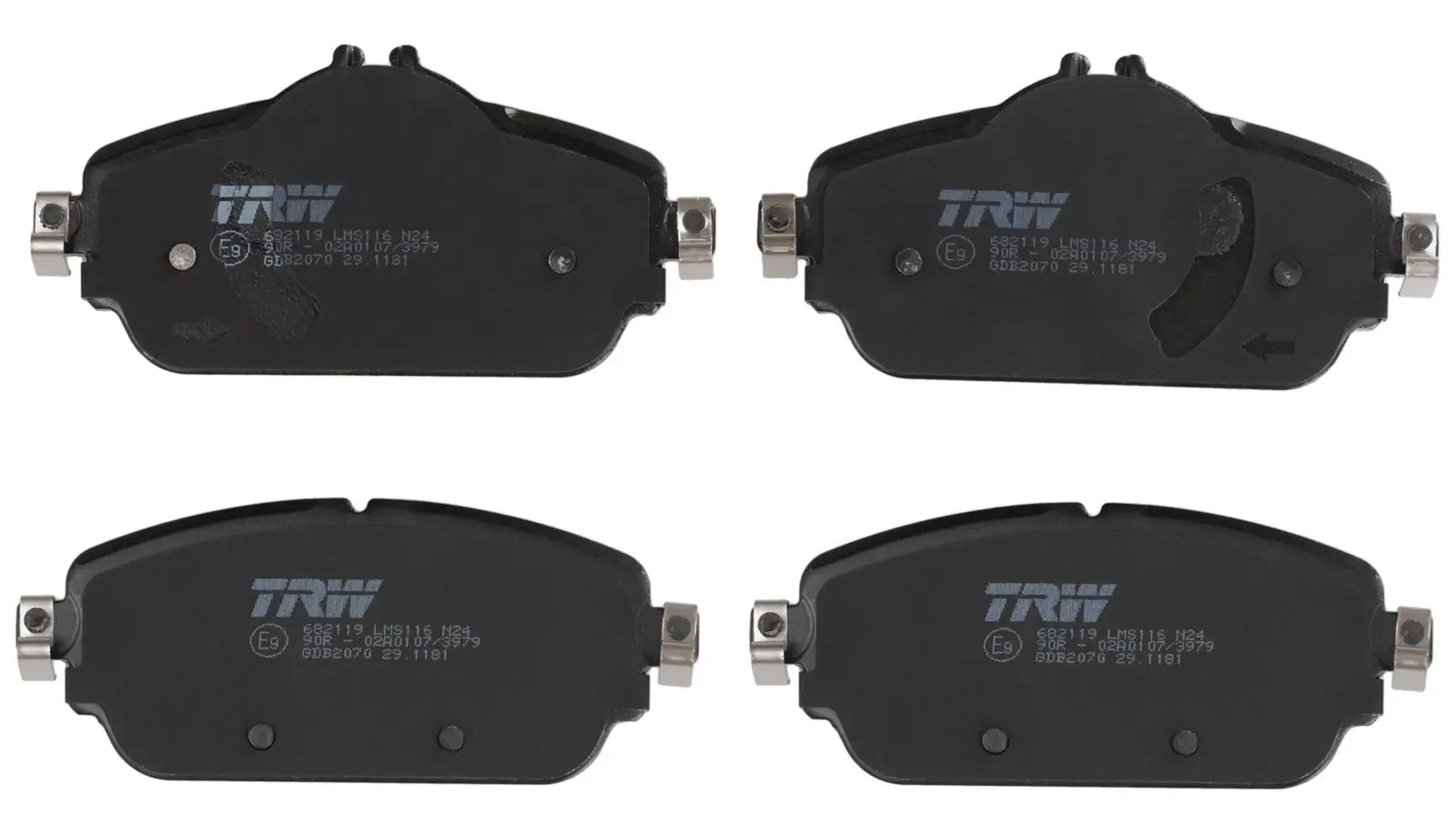 Mercedes W205 C 200 BlueTEC Front Brake Pads | TRW