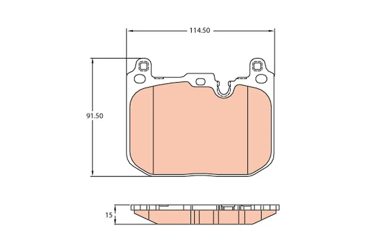 BMW 1 Series F40 116d Front Brake Pads | TRW GDB2137