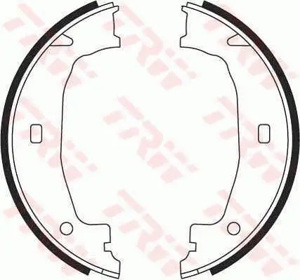 BMW 1 Serisi E81 120d N43 Arka Fren Pabucu | TRW GS8432