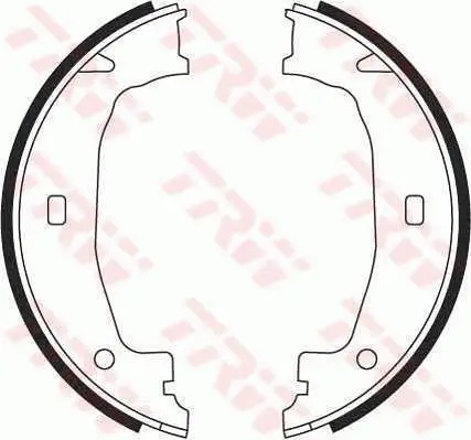 BMW 1 Serisi E81 116i N43 Arka Fren Pabucu | TRW GS8432