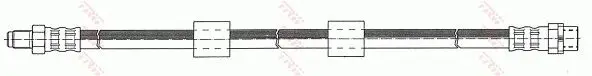 BMW 5 Series E39 530i M54 Front Brake Hose | TRW PHB347