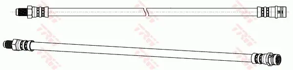 Mercedes W204 C 180 Front Brake Hose | TRW PHB573