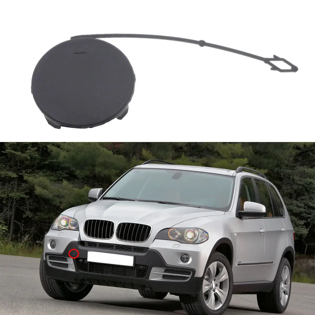 BMW X5 E70 Front Right Tow Hook Cover 2007-10