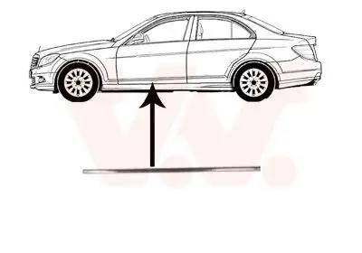 Mercedes C Serisi W204 Ön Sol Kapı Nikelajı | CARTEK TPMRD0032