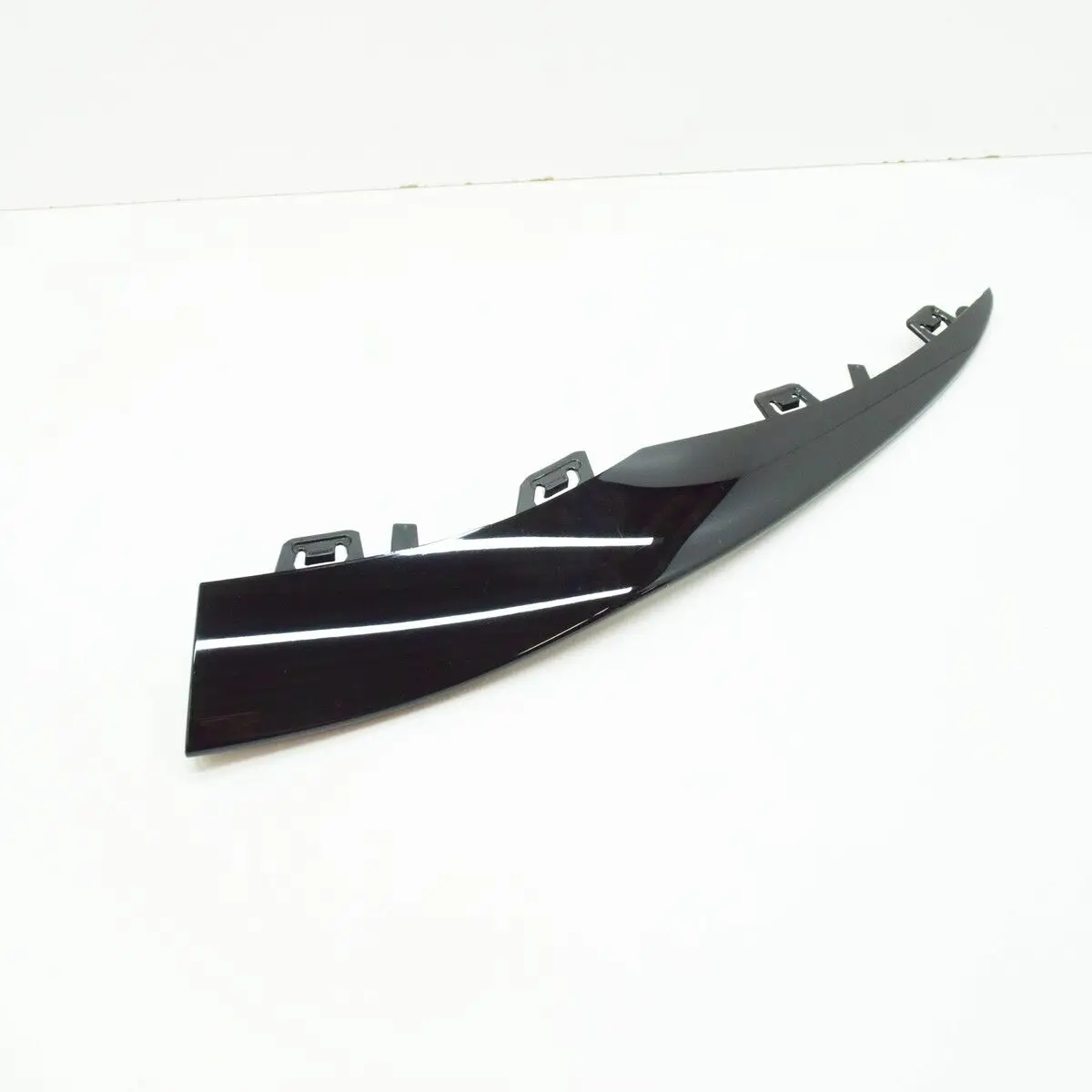 Mercedes C-Class W205 Black Lower Bumper Spoiler Right
