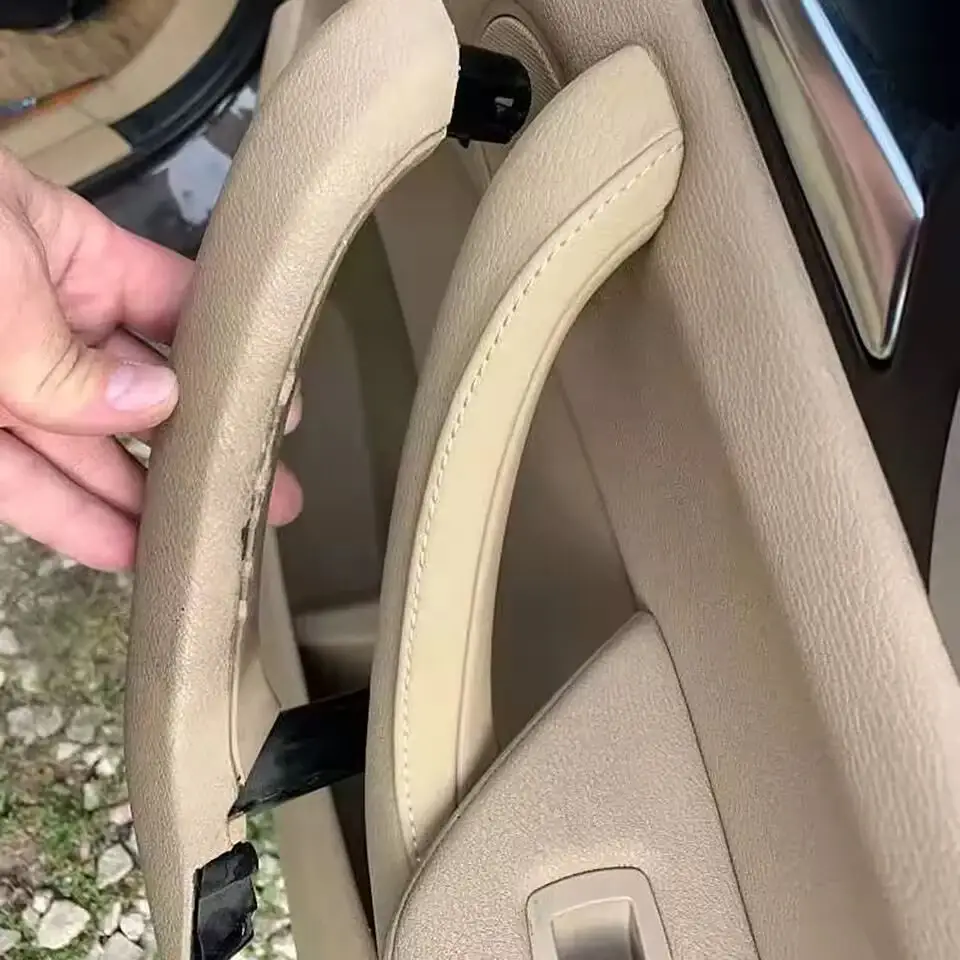 BMW X3 Serisi F25 2010- Kapı Tutamak Seti Ön&Arka; Bej Deri Kaplamalı | WENDER BA51417250306L7