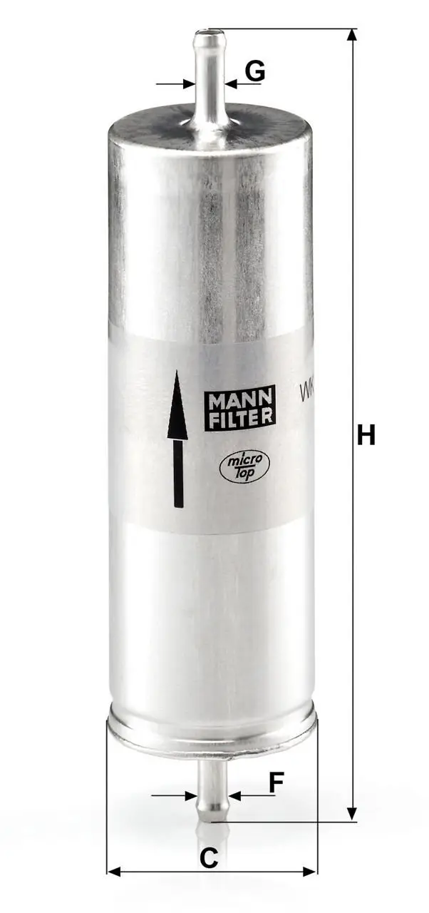 BMW 3 Series E36 318i/is M42 Fuel Filter | MANN WK 516