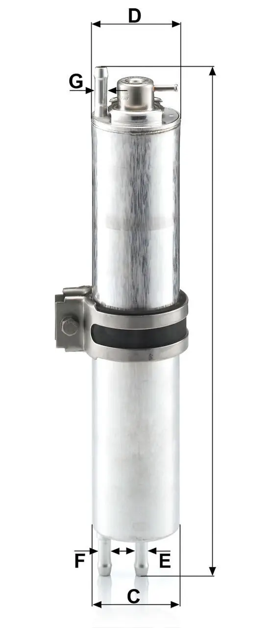 BMW 7 Series E65-E66 730i M54 Fuel Filter | MANN WK 532/2