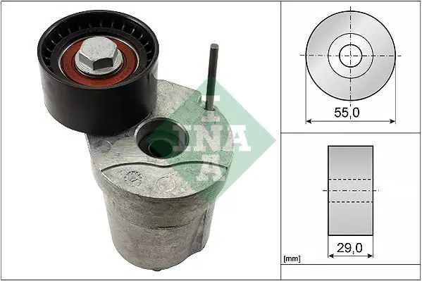 BMW 3 Touring E91 318d Tensioner Pulley | INA 534 0320 10