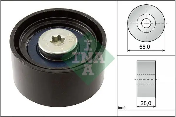 BMW 3 Touring E91 330d xDrive Tensioner Pulley | INA 532 0556 10
