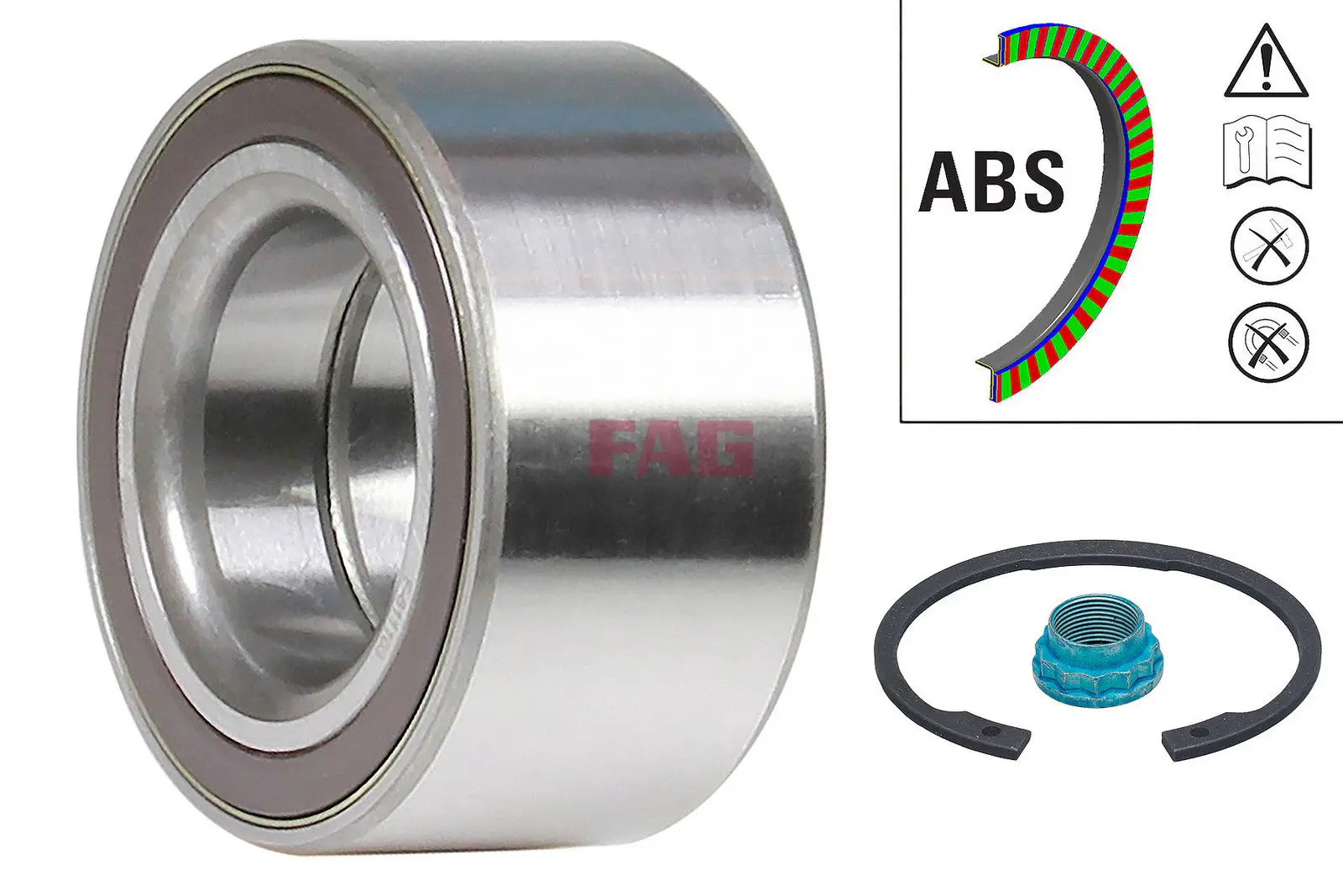 BMW F21 120i Rear Wheel Bearing Set | FAG 713 6495 50