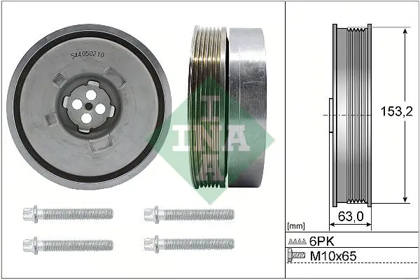 BMW F31 318i Crank Pulley | INA 544 0502 20 Spare Part
