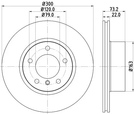 BMW 1 Serisi F20 Fren Diski Havalı Ön | HELLA 8DD 355 118-041