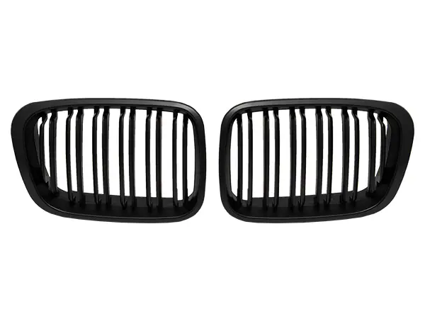 BMW 3 Series E46 1997-2006 Sedan Grille Set Matte Black WENDER