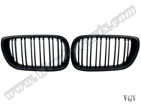 BMW 3 Series E46 1997-2006 Sedan Grille Set Matte Black WENDER