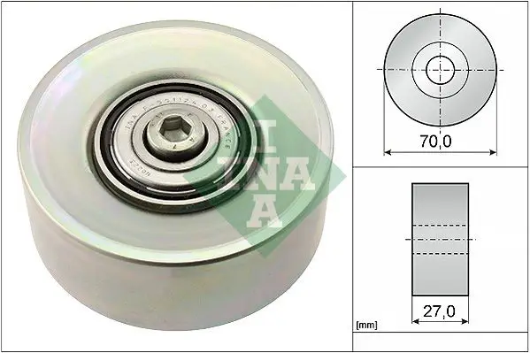 BMW 5 Series E60 525 d Tensioner Bearing | INA 532 0398 10