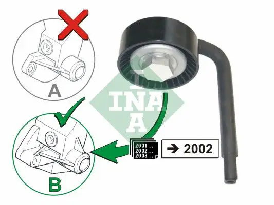BMW 5 Touring E39 525d Tensioner Pulley | INA 531 0790 10