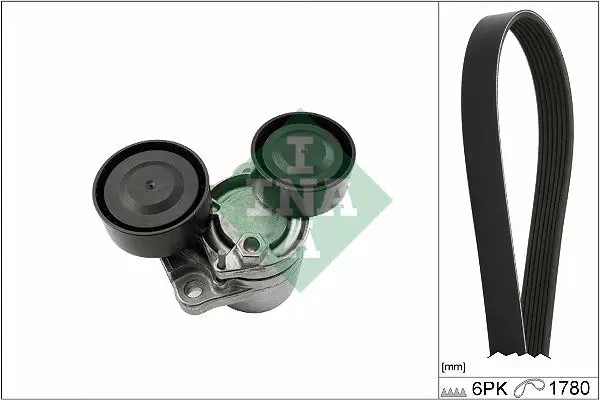 BMW 3 Touring E91 320d xDrive V-Belt Set | INA 529 0510 10