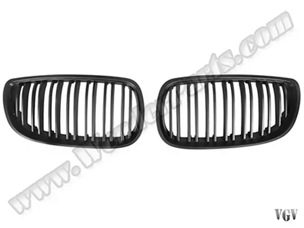 BMW 3 Series E92 2005-2013 Grille Set Matte Black Double Slat