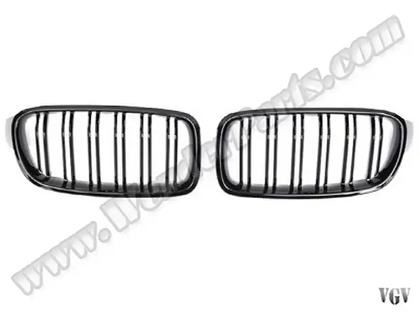 BMW 3 Series F30 2012-2018 Grille Set Piano Black Double Slat