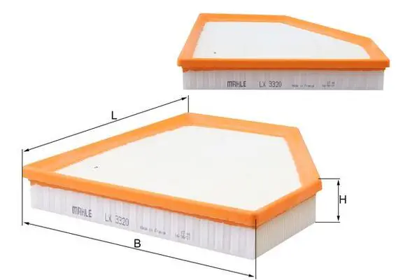 BMW 1 Series F20 B48 Air Filter | MAHLE LX 3320