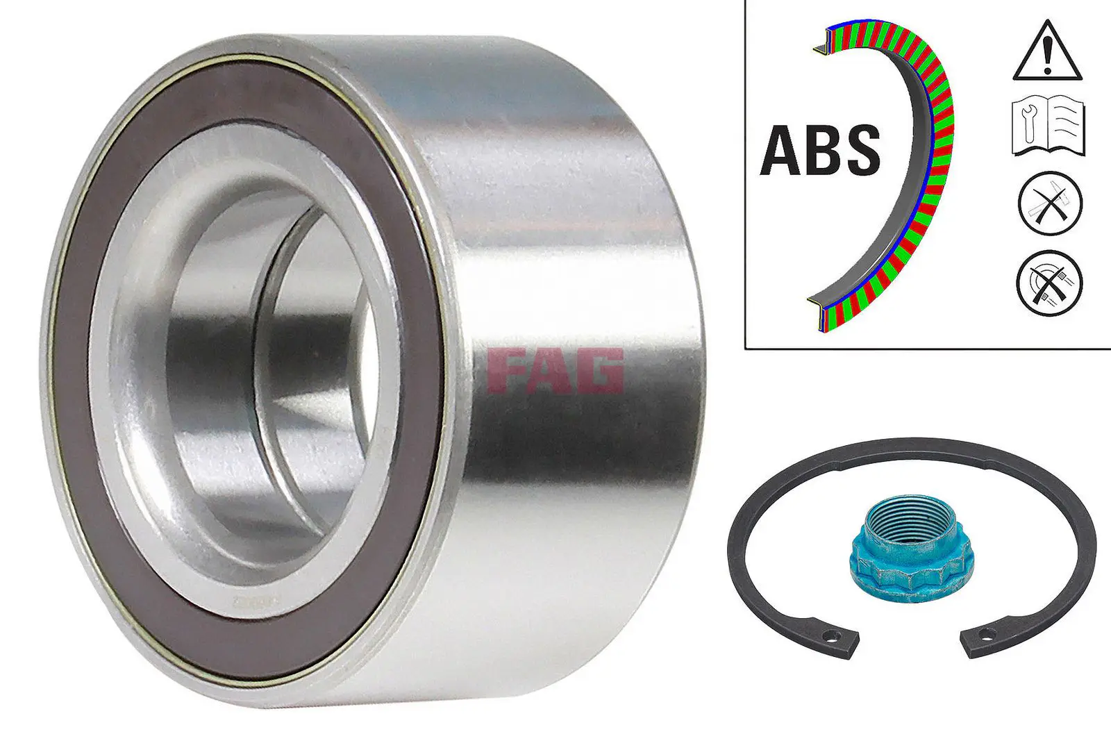 BMW F30 F80 335d xDrive Rear Wheel Bearing Set | FAG 713 6495 80