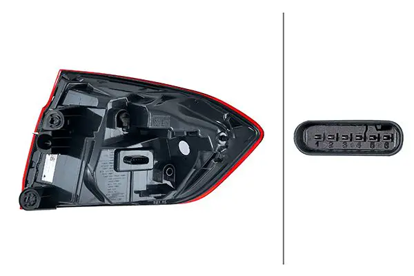BMW 3 Serisi F30 Stop Lambası LED Sol | HELLA 2SD 012 147-311