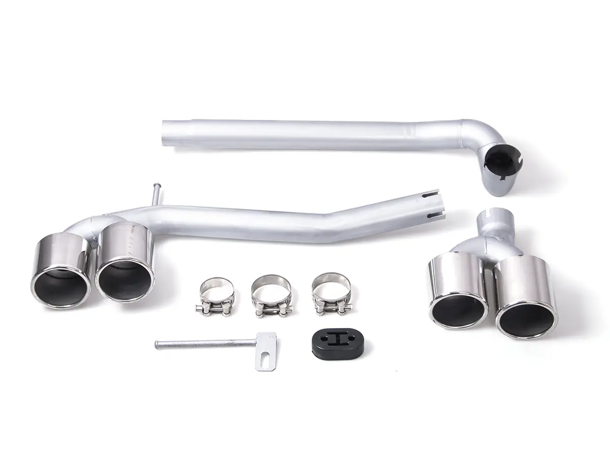 BMW 5 Serisi F10 2009-2016 M5 Egzoz Ucu Set Krom (Boruları ile) | WENDER BA18302449935