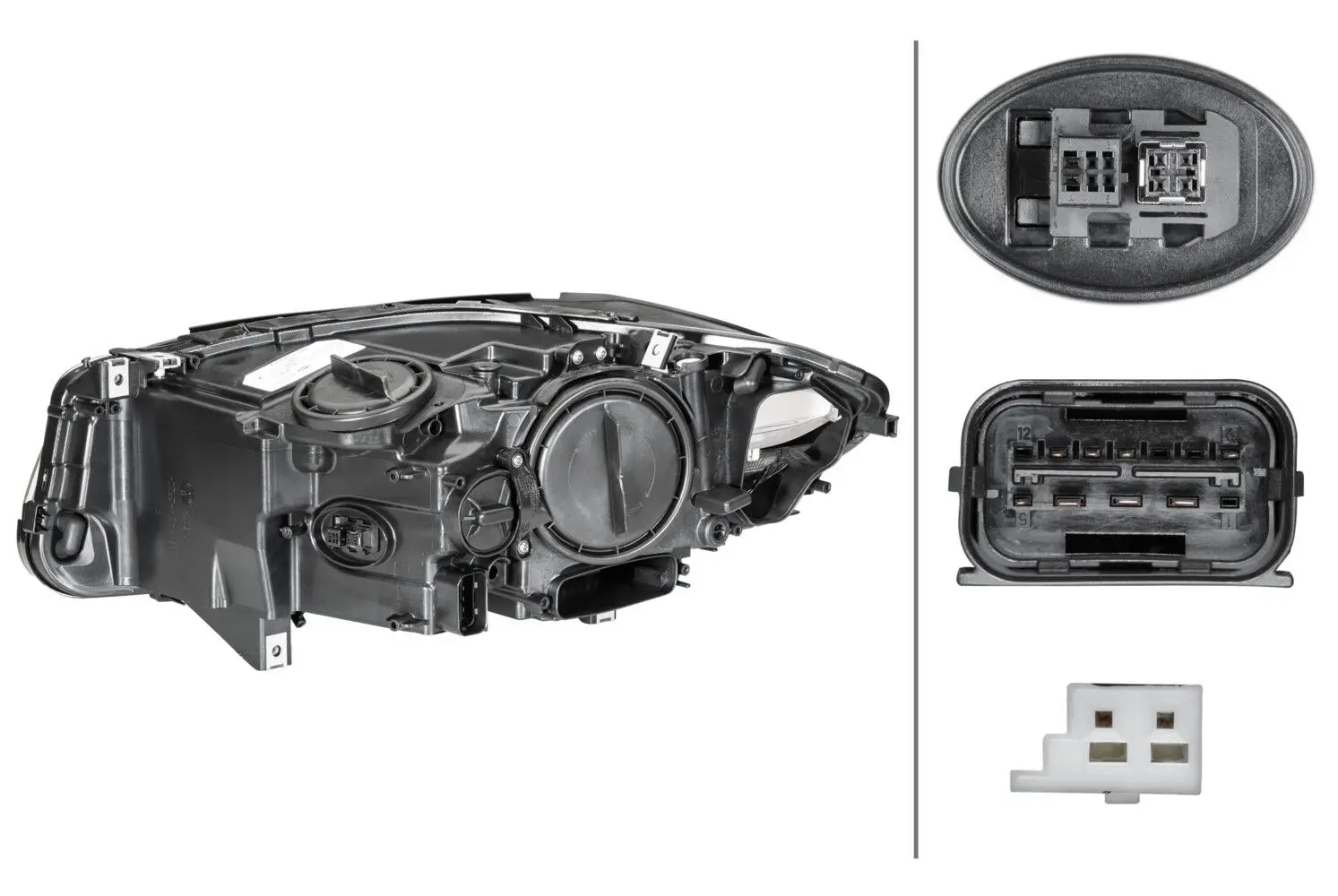 BMW 5 Series F10 Headlight Bi-Xenon Right | HELLA 1ZS 010 131-621
