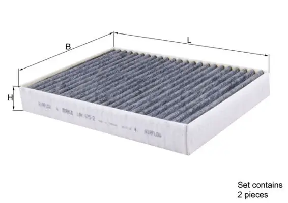 BMW 5 Series G30 M550i N63 Pollen Filter | MAHLE LAK 675/2/S
