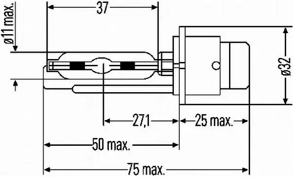 BMW 3 Serisi E46 Far Ampülü Xenon | HELLA 8GS 007 949-101