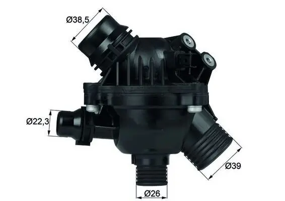 BMW X3 Series F25 N52 Thermostat | MAHLE TM 14 97